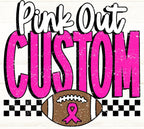 Pink Out Choose Your Mascot – Custom Breast Cancer Awareness Apparel