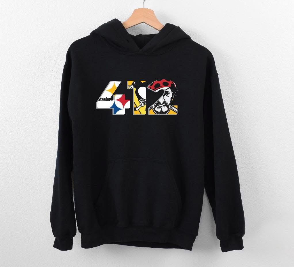 Pittsburgh 412 Sports Apparel | T-Shirt, Sweatshirt or Hoodie