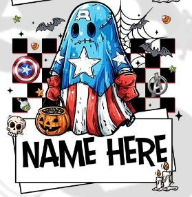 Custom Halloween Trick or Treat Bags - Choose Design & Bag Color