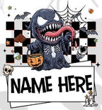 Custom Halloween Trick or Treat Bags - Choose Design & Bag Color