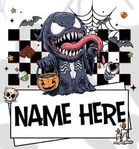 Custom Halloween Trick or Treat Bags - Choose Design & Bag Color