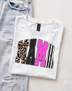 Mama Graphic T-Shirts & Crewneck Sweatshirts | Retro, Checkered, Floral, & Leopard Print, Gift for Mom