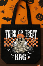 Custom Halloween Trick or Treat Bags - Choose Design & Bag Color