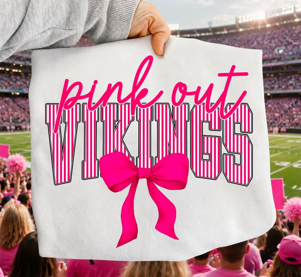 Pink Out Choose Your Mascot – Custom Breast Cancer Awareness Apparel