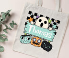 Custom Halloween Trick or Treat Bags - Choose Design & Bag Color