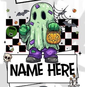 Custom Halloween Trick or Treat Bags - Choose Design & Bag Color