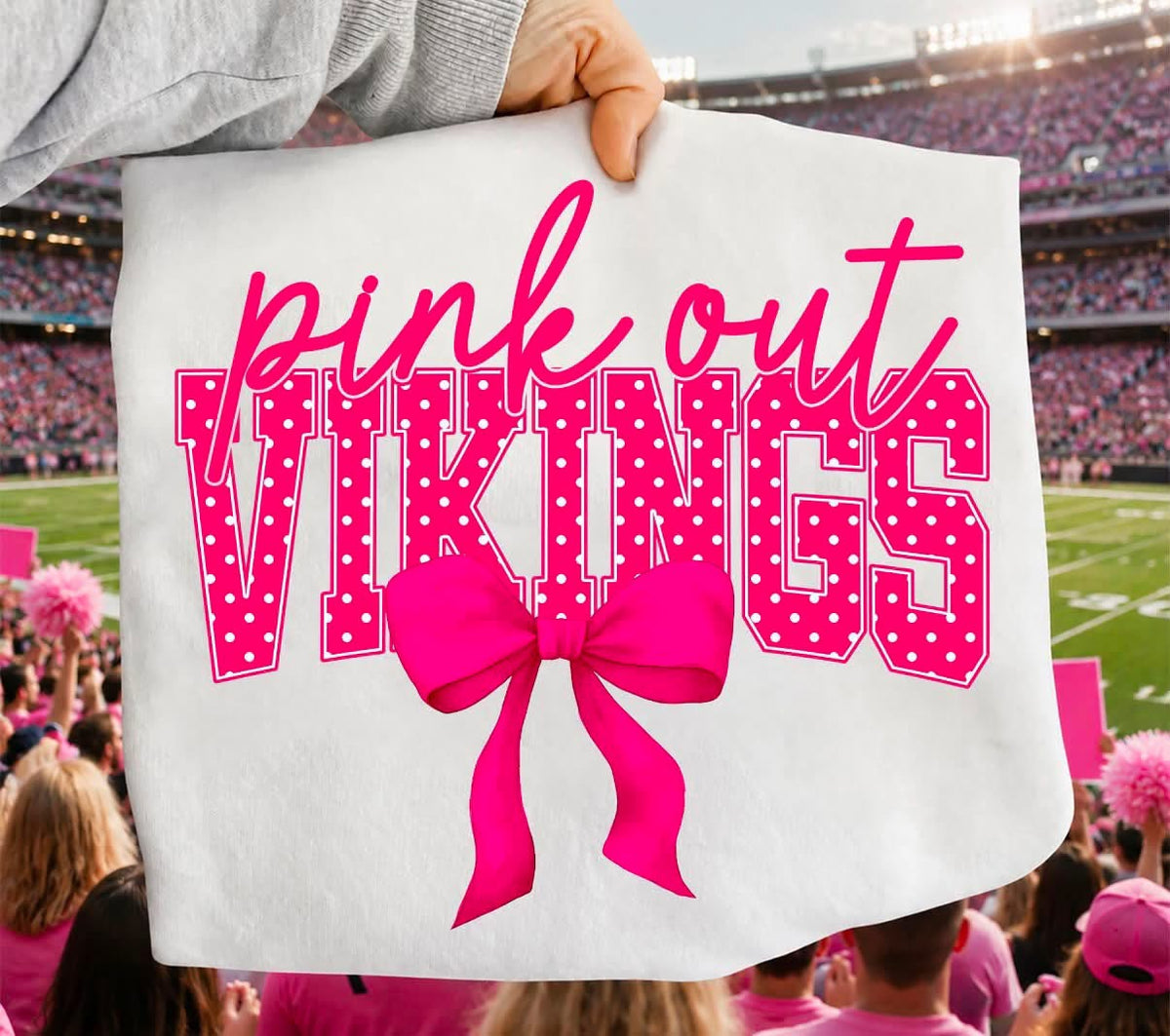 Pink Out Choose Your Mascot – Custom Breast Cancer Awareness Apparel