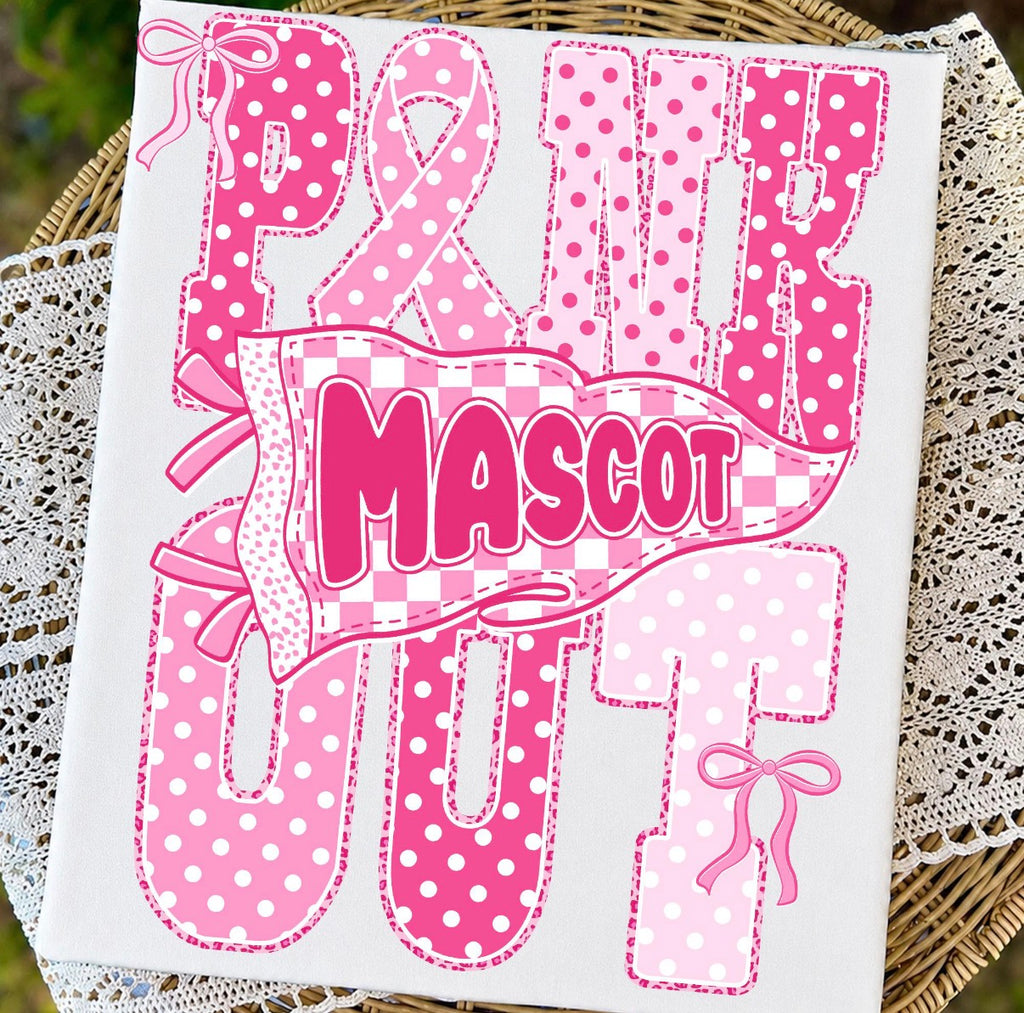Pink Out Choose Your Mascot – Custom Breast Cancer Awareness Apparel