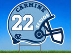Personalized Football Helmet Yard Sign