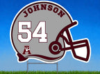 Personalized Football Helmet Yard Sign