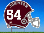 Personalized Football Helmet Yard Sign