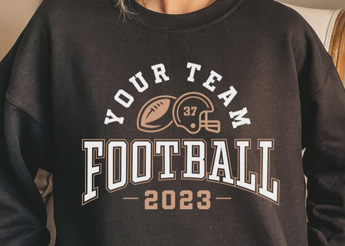 Custom Football Apparel – Choose Your Design, Colors & Mascot