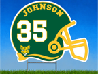 Personalized Football Helmet Yard Sign
